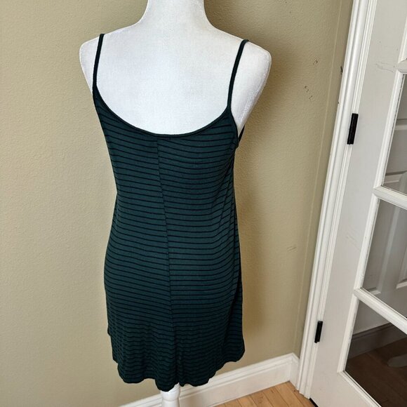 FOREVER 21 Strappy Stripe Knit Stretch Tank Sun Dress Size Small - Picture 5 of 7